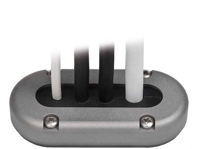 Passacavo multiplo in alluminio - cavo fino a Ø 15 mm