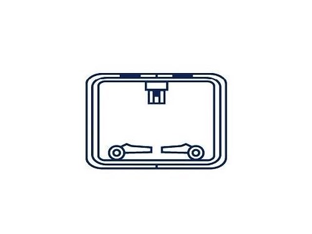 Protezione per passo uomo rettangolare - 520 x 400 mm. -