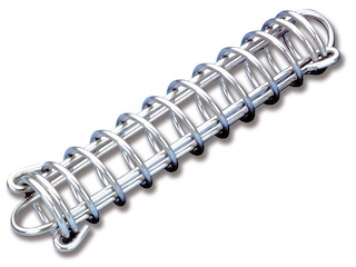 Molla ormeggio in acciaio inox per barche da 10 a 12 mt.