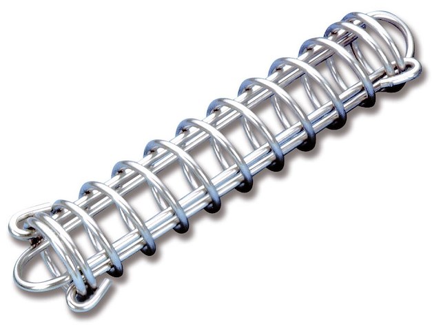 Molla ormeggio in acciaio inox per barche da 10 a 12 mt.