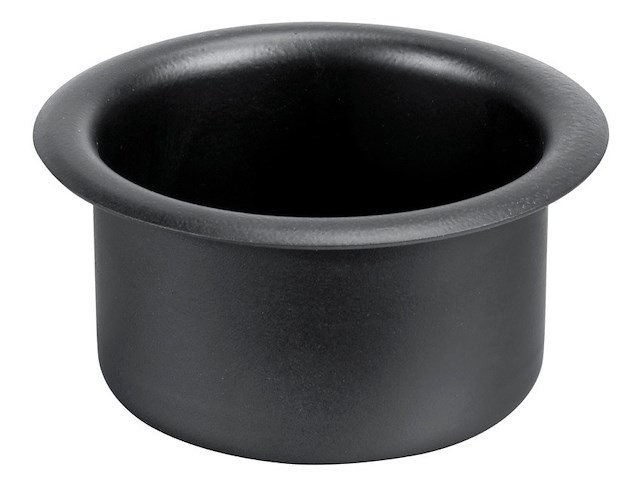 Portabicchieri/lattine inox nero