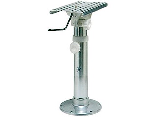 Supporto con slitta girevole - H regolabile 45/62 cm - Base lucida -