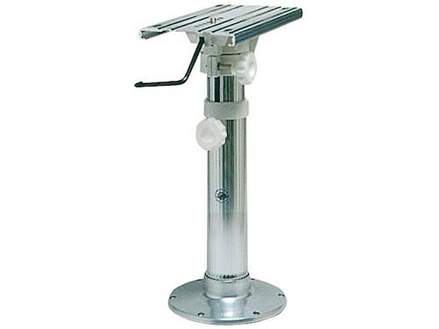 Supporto con slitta girevole - H regolabile 45/62 cm - Base lucida -