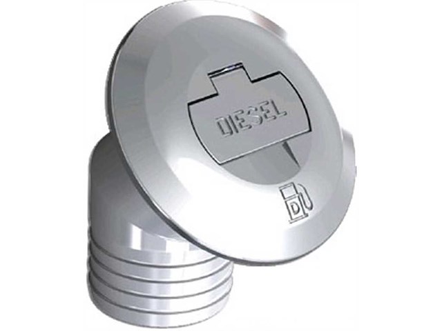 Tappo Diesel in ottone Ø 50 mm - Inclinato