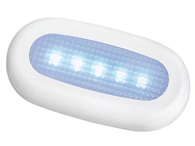 Luce di cortesia 5 led da appoggio - luce bianca -
