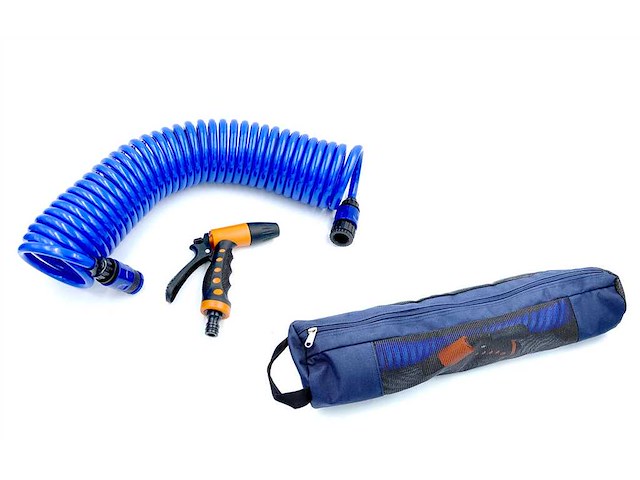 Tubo retrattile lavaggio barca + sacca 15 mt. .