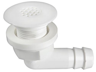 Scarico doccia o pozzetto in nylon - Portagomma Ø 29 mm. -