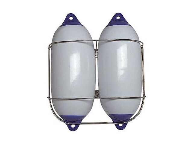 Portaparabordo per 2 parabordi 190 mm