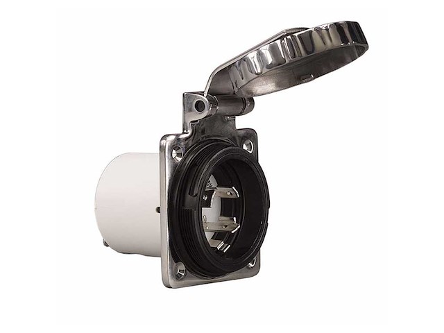 Presa Marinco ad incasso in acciaio inox 316 - 16A -