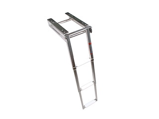 Scaletta telescopica sotto plancetta 3 gradini - Mod. Stretta