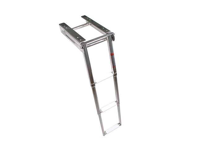 Scaletta telescopica sotto plancetta 3 gradini - Mod. Stretta