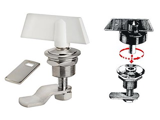 Chiusura a tavella - 14 mm. -