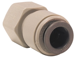 Raccordo femmina/femmina in ottone da 3/8" Ø 15 mm