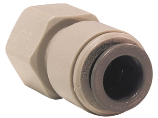 Raccordo femmina/femmina in ottone da 3/8" Ø 15 mm