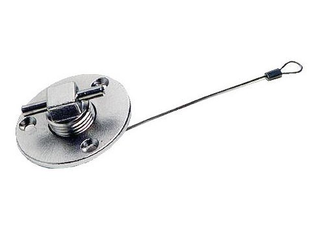 Tappo di scarico in acciaio inox AISI 316 - Apertura a "T"