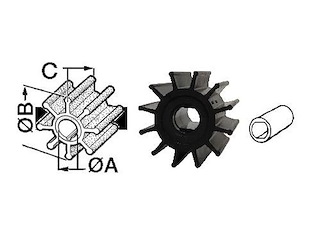 Girante compatibile per EB - Jabsco - 17370-0001