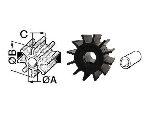 Girante compatibile per EB - Jabsco - 17370-0001