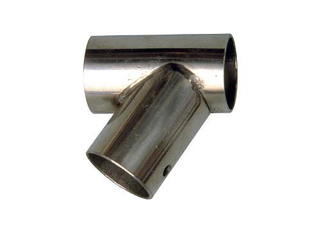 Giunto a T in acciaio stampato 60° - 22 mm -