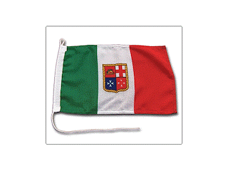 Bandiera Marina Mercantile Italiana 50 x 75 cm
