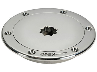 Tappo di ispezione in acciaio inox - Ø 132 mm. - 