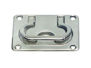 Alzapagliolo inox - Heavy Duty con maniglia e molla di ritorno - 