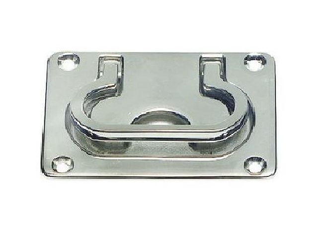 Alzapagliolo inox - Heavy Duty con maniglia e molla di ritorno - 