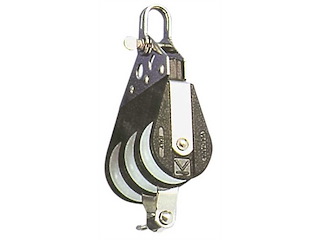 Bozzello 3 pulegge con arricavo + testa fissa VIADANA - "A"