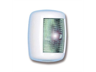 Fanale di via Nettuno corpo bianco luce verde