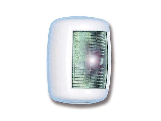 Fanale di via Nettuno corpo bianco luce verde