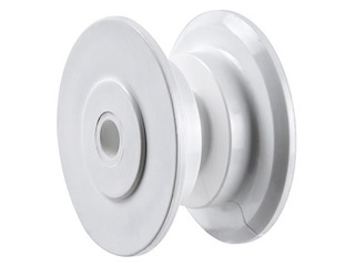 Puleggia in nylon per musone - 69 x 43 x 10,1 mm. -