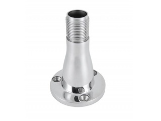 Basetta fissa inox per antenne