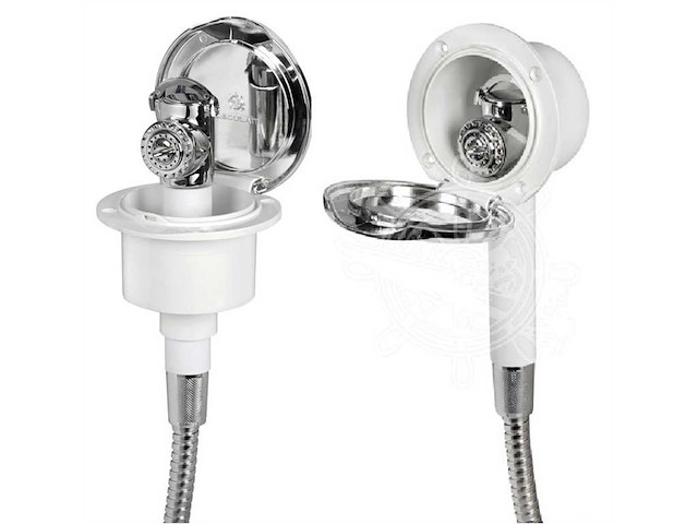 Box doccia Classic Evo cromato - Tubo in PVC retinato 4 m