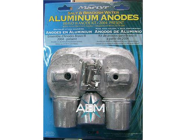 Kit anodi Mercruiser Bravo III 2004 - Martyr -