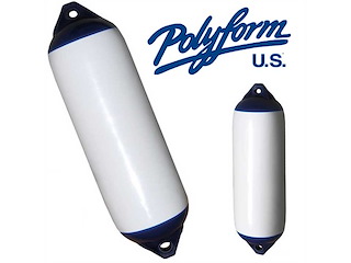 Parabordo cilindrico Polyform F8 - Testa Blu -
