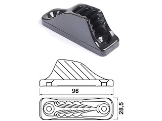 Strozzascotte in nylon CLAMCLEATS - 6/12 mm. .