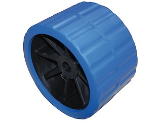 Rullo laterale per carrelli - 120 x 75 mm. / Foro 18,5 mm - Blu