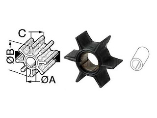 Girante compatibile per FB - Yamaha / Mariner - 68T-44352-00