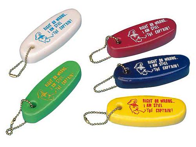 Portachiave galleggiante " Capitano " - Giallo -