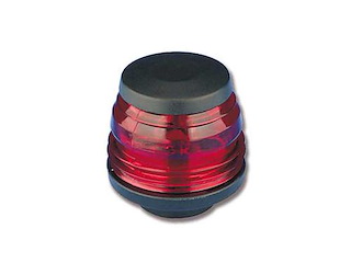 Fanale 360° senza asta - Rosso - Ø 60 mm. -