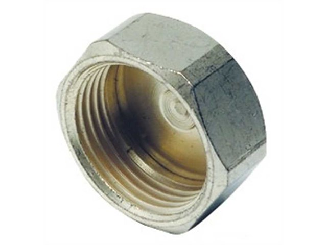 Tappo in ottone filetto femmina - 1/4"