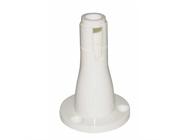 Basetta fissa in nylon per antenne - H 100 mm. - 