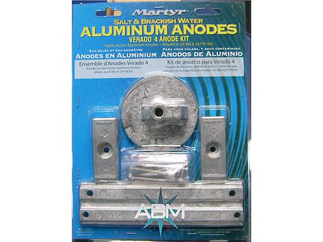 Kit anodi per Mercury Verado 4 - Martyr -