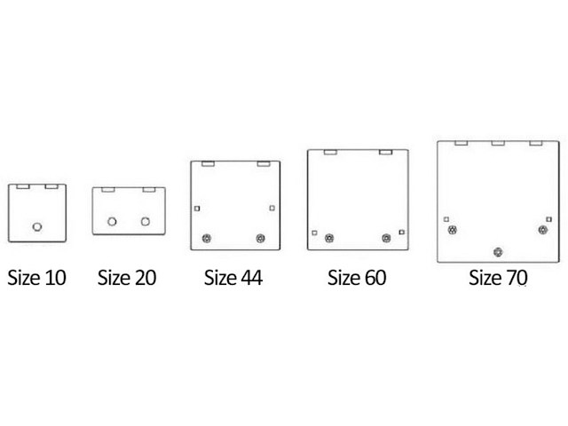 Protezione blu passouomo rettangolare size 20