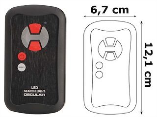 Comando Joystick wireless per proiettore Led motorizzato 