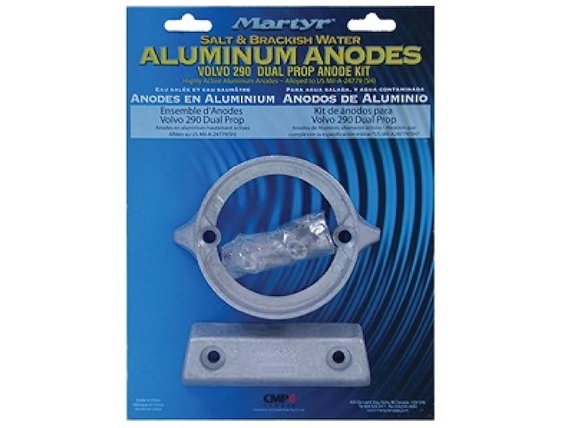 Kit anodi Volvo 290 Dual Prop Martyr - Alluminio -