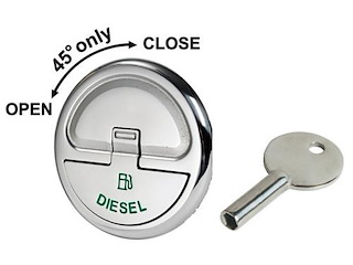 Tappo + chiave Quick Lock - Diesel / 30° - 50 mm. -