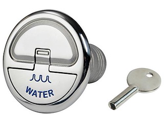 Tappo + chiave Quick Lock - Water / 30° - 38 mm. -