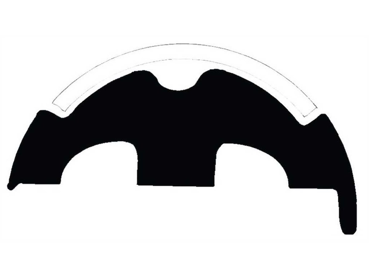 Base in PVC bianco - Profilo sottile H 50 mm. - 24 Metri