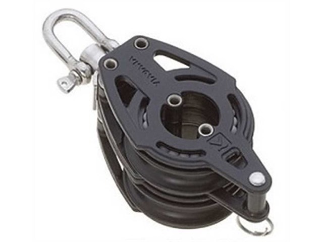 Bozzello 2 pulegge (testa universale) con arricavo VIADANA - "B"