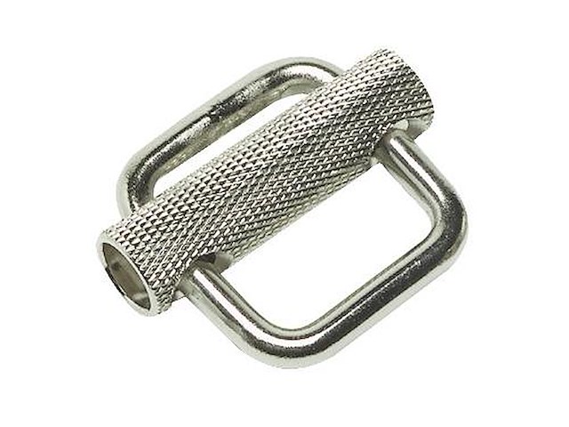 Fibbia in acciaio inox ad alta resistenza - 50 mm. -